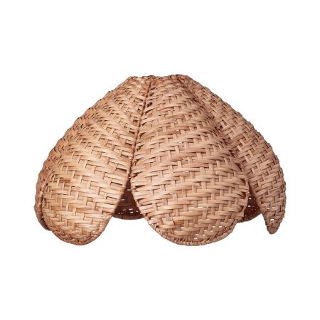 Wicker chandelier