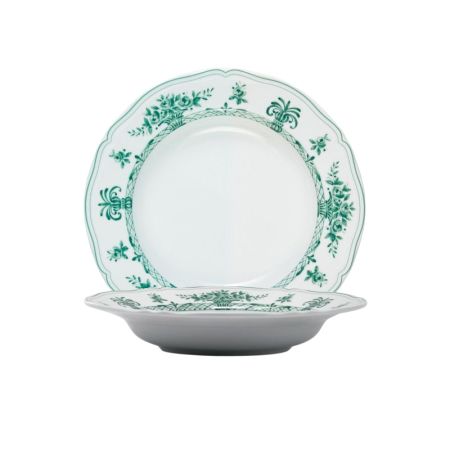 Piatto fondo Floral Porpora